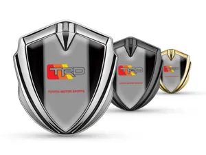 Toyota Metal Domed Emblem Modern Look High-End Style